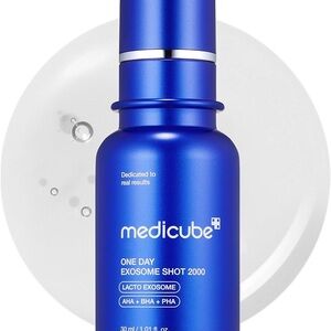 Viral Medicube One Day Exosome Shot 2000 – AHA, BHA, PHA – Pore & SkinTightening